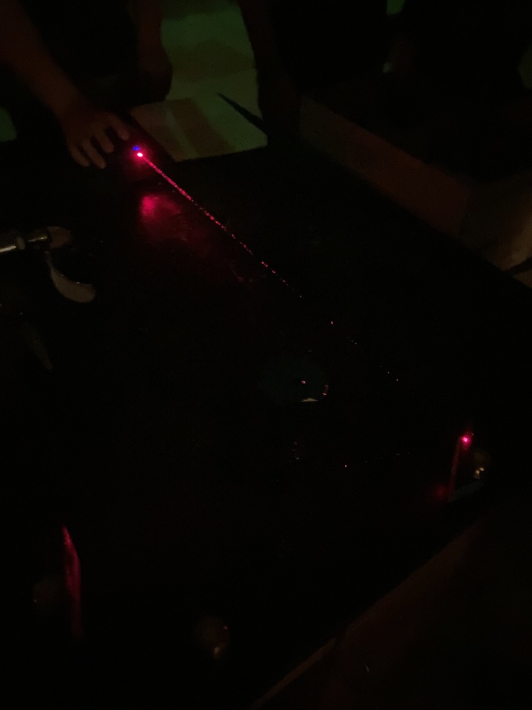 Reflecting a laser light