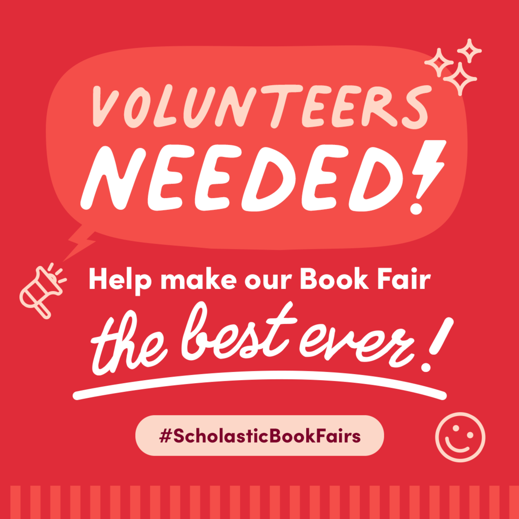 volunteers for book fair needed