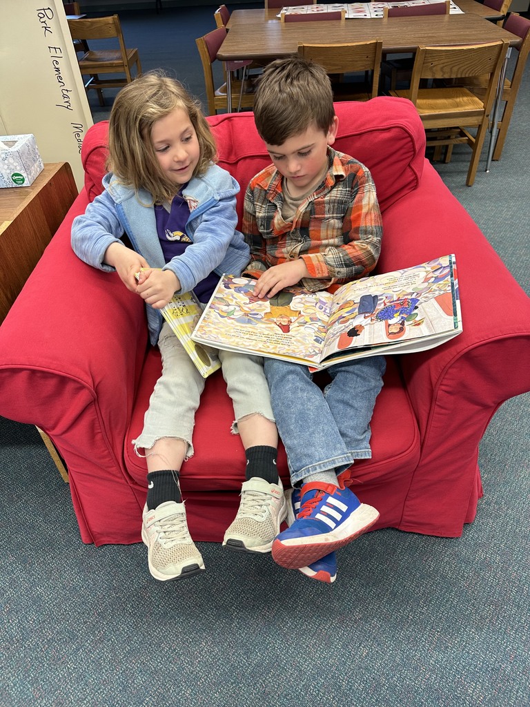 Kindergarten loves books, and there’s no better place to share a book than in Mrs. Ranft’s cozy chair!